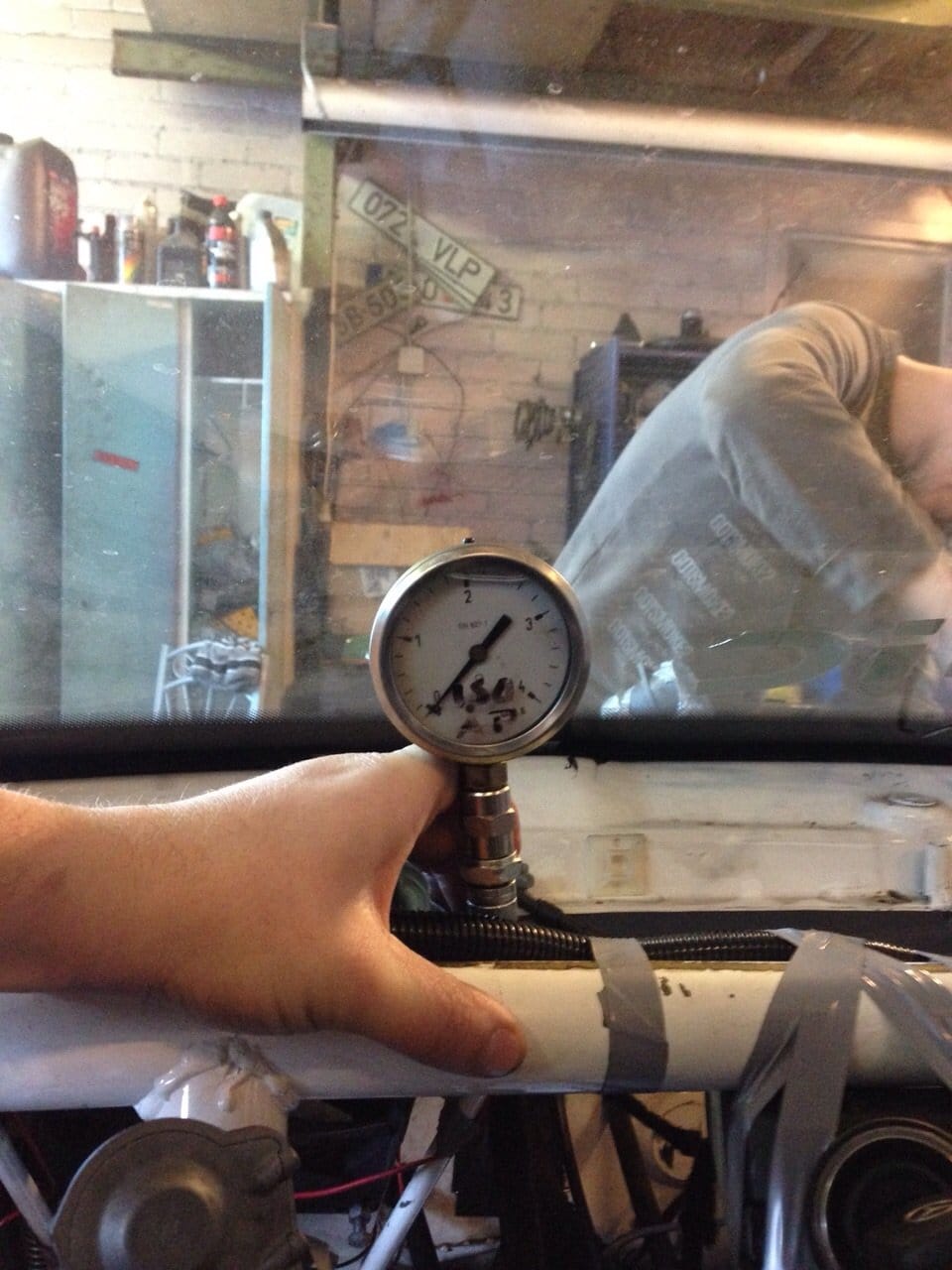 Turbo boost mätare