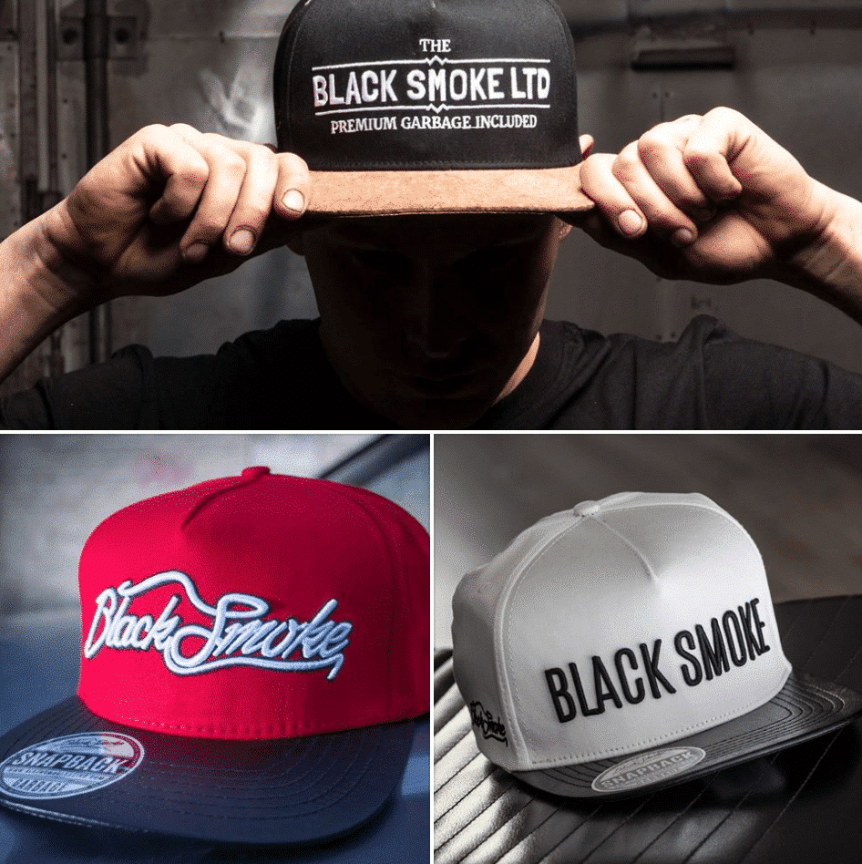 snapback sale black smoke